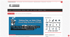 Desktop Screenshot of ekoldanismanlik.org